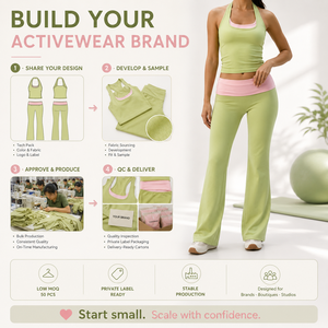 Completo da Palestra per Donna 2 in 1, Top Yoga e Pantaloni <span class=keywords><strong>a</strong></span> Zampa Morbidi, Abbigliamento Sportivo, Set Yoga per Donna, Abbigliamento Casual - Product Image 3