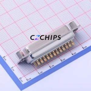 X0125FC2W2 D-Sub/VGA Connector Through hole Component (THT) Connector Standard D-Sub Female 25P <b>Solder</b> <b>Wire</b> Type - Product Image 2