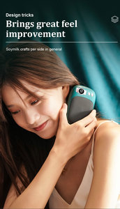 Calentador de manos ABS portátil ultradelgado, calentador LED inteligente con piedra caliente, bancos de energía de bolsillo, electrodomésticos inteligentes - Product Image 6