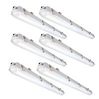 Stock étanche IP66 54W/50W/40W sélectionnable 3CCT LED lumière étanche à la vapeur utilisée pour la ferme avicole champignon cochon maison