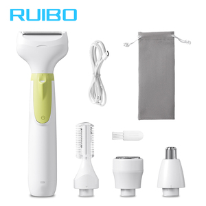 Electric Rotating Disc <strong>Trimmer</strong> for Women USB-C Rechargeable Painless <strong>Ladies</strong> Body Razors <strong>Nose</strong> Face Leg Cordless Bikini Shaver - Product Image 1