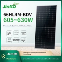 Pour panneau solaire monocristallin de type N à double vitrage de 605-630W, module JKM605-630N-66HL4M-BDV