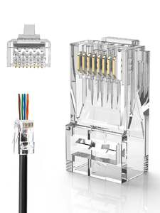 Câble <span class=keywords><strong>Ethernet</strong></span> rg45 <span class=keywords><strong>pince</strong></span> câble connecteur RJ 45 cat 6 sftp utp plug pass through connecteur RJ45 CAT6 - Product Image 4