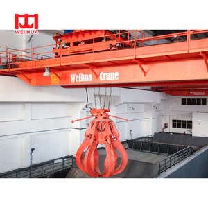 <strong>Double</strong> <strong>Girder</strong> EOT <strong>Crane</strong> with <strong>Grab</strong> <strong>Bucket</strong> for Power Plant Cement Factory Port - Product Image 2
