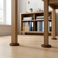 Patins antidérapants en plastique à ventouse pour pieds de meubles, protections de sol anti-rayures pour chaise de bureau, bureau et armoire