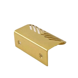 Cabinet <strong>Door</strong> <strong>Knobs</strong> Leaf Shape Brass <strong>Door</strong> <strong>Knob</strong> Furniture Handles Drawer Pulls - Product Image 2