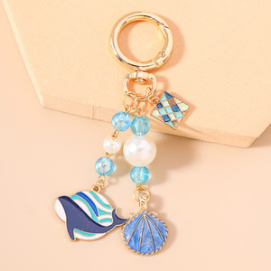 Elegante Portachiavi a Forma di Conchiglia, Balena, Animale <span class=keywords><strong>Marino</strong></span> e Squalo - Product Image 4