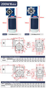 <span class=keywords><strong>Motor</strong></span> Reductor de CC de Bajo Consumo y Alto Torque de 200W, 12V 24V, <span class=keywords><strong>para</strong></span> Kit de Conversión de <span class=keywords><strong>Go</strong></span> <span class=keywords><strong>Kart</strong></span> y Coche Eléctrico - Product Image 3