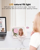 Lampe à LED Station de charge Qi2 3 1 Chargeur magnétique sans fil pour IPhone/iWatch/AirPods Miroir de maquillage éclairé Téléphones mobiles
