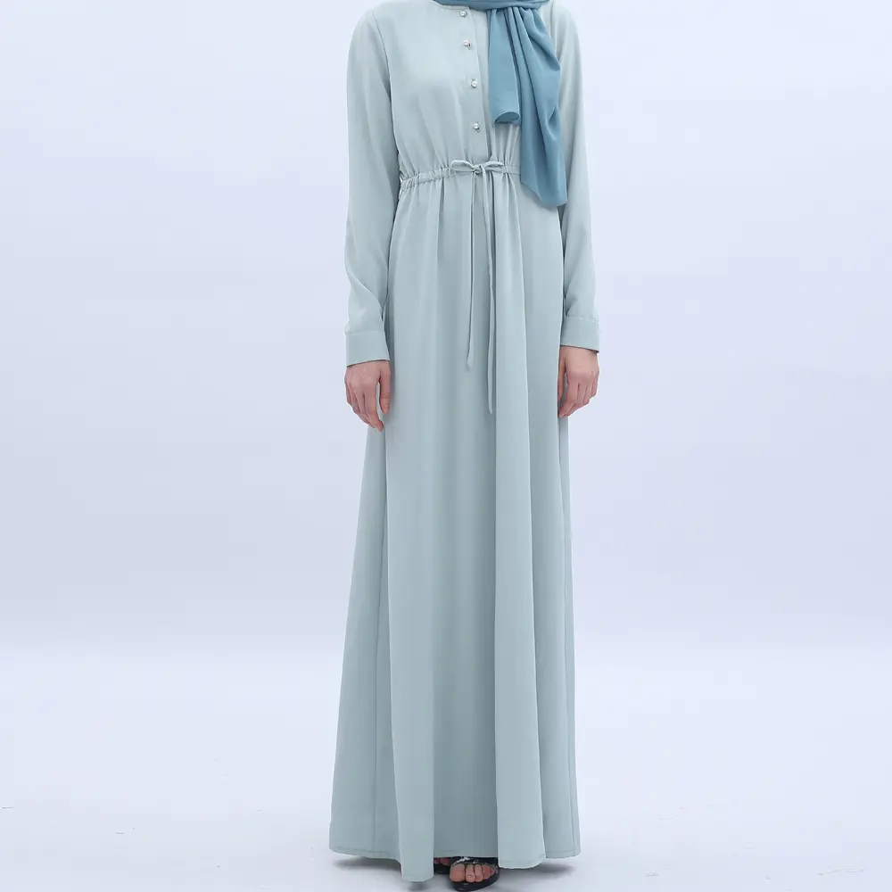 Baru Datang Kaftan Dubai Mewah Kaftan Abaya Wanita Grosir Maxi Muslim Dress