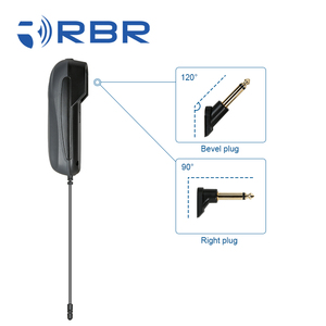 G2 kỹ thuật số UHF Guitar không dây máy phát và máy thu cầm tay Microphone hệ thống với 5 mức độ echo làm bằng nhựa bền - Product Image 4