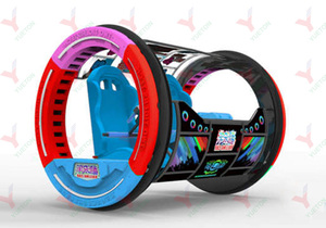 Chất Lượng Cao Điên Xe Vui Chơi Giải Trí Công Viên Cưỡi Moonwalk 360 Độ Xoay Cán Hạnh Phúc Xe Ô Tô Cho Người Lớn Và Trẻ Em - Product Image 6