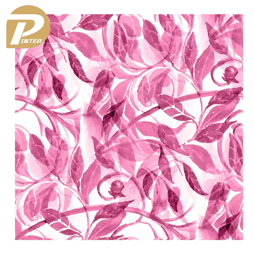 빠른 배달과 레이온 원단에 100% 아름다운 사용자 정의 디지털 인쇄 꽃 꽃 디자인