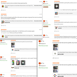 Kit de Pintura Facial Fluorescente de Neón de 30 ml <span class=keywords><strong>para</strong></span> Niños, Pintura Corporal y Facial que Brilla en la Oscuridad, Segura <span class=keywords><strong>para</strong></span> Fiestas de <span class=keywords><strong>Halloween</strong></span> - Product Image 6