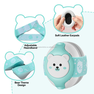 Protectores Auditivos para Dormir Profundamente, para Niños, 25db, para Recién Nacidos, Orejeras de Dibujos Animados para Bebés, Protector Auditivo Elástico con Cancelación de Ruido - Product Image 2