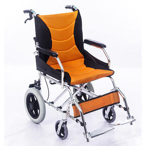 ビニール張りの取り外し可能な手動車椅子を折りたたむ東南アジア - Product Image 1