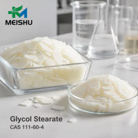 MEISHU Glikol Stearat CAS 111-60-4 Agen Pengkilap Pengental untuk Sampo Sabun Mandi Cair Deterjen