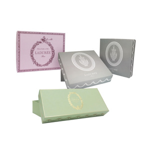 Wholesale Custom Logo Paper Cosmetic Gift Packaging 2 Piece Rigid Cardboard Lid Box With