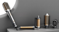 Sèche-cheveux portable haute vitesse 4 températures, lisseur, boucleur, brosse à air chaud ionique négative, concentrateur, pour hôtel et extérieur