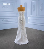 Feishiluo Luxueux Ivoire Détachable Train Robes De Mariée Robe Pleine Poire Perle Sirène Robe De Mariée pour Les Femmes Robe De Bal
