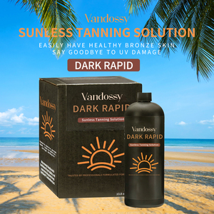 Professional Dark Rapid <strong>Spray</strong> <strong>Tan</strong> <strong>Solution</strong> 1 Liter Fragrance-Free Moisturizing Instant Natural Bronze Streak-Free Body - Product Image 2