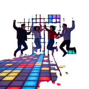 Piste de danse LED interactive pour mariage, jeu de danse lumineux, piste de danse LED pour jeux d'enfants - Product Image 2
