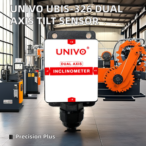 Univo Độ chính xác UIS-328 0.1 phổ công nghiệp đơn/trục kép Máy đo độ nghiêng kỹ thuật số cảm biến góc nghiêng điện tử RS485 232 - Product Image 1