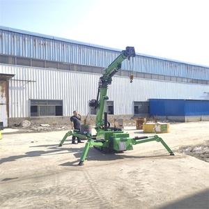 Trong nhà ngoài trời sử dụng cần cẩu mái nhện nhỏ Cần Cẩu Bánh Xích nhỏ cần cẩu di động gấp Honda động cơ JN-SPT thương hiệu 7m nâng chiều cao - Product Image 3