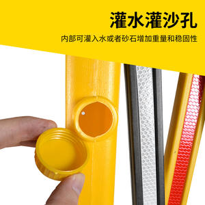 Valla Portátil Retráctil de Plástico Luxi, Valla Protectora Plegable Móvil con Aislamiento, Rejilla de Protección para Construcción, Cinta de Aislamiento - Product Image 3