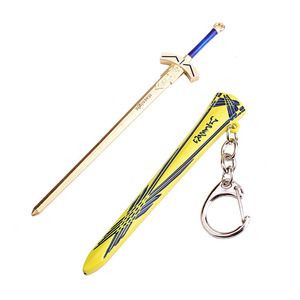 Llavero de Metal de 12 cm con Modelo de Espada de Anime, Zoro Fate Night, Decoración para Bolsos - Product Image 5