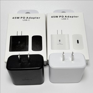 45W <b>USB</b>-C PD Fast Charger EU UK US <b>Plug</b> Type-C <b>to</b> C Cable Combo for Samsung Charger Cable for Samsung S21 S22 S23 S24 S25 S26 - Product Image 1