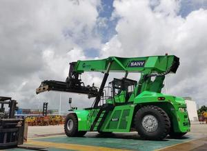 รถยก <span class=keywords><strong>SANY</strong></span> <span class=keywords><strong>45</strong></span> ตัน ดีเซล รีชสแต็คเกอร์ มือสองปรับสภาพใหม่จากจีน รับประกัน 1 ปี - Product Image 2