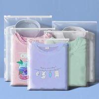 Sacs d'emballage pour vêtements en polyéthylène givré avec fermeture éclair, personnalisables et recyclables, avec logo – Offre Spéciale