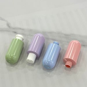 DISPONIBILE - MOQ BASSO - Flacone cosmetico in PET da 120ml/250ml, corto e robusto, vuoto, per lozione <span class=keywords><strong>corpo</strong></span>/siero, con tappo flip-top - Vendita all'ingrosso 24/410 - Product Image 3