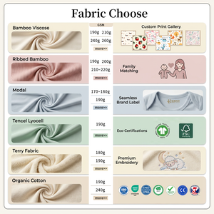 <span class=keywords><strong>Abbigliamento</strong></span> Boutique per Neonati 0-24 <span class=keywords><strong>Mesi</strong></span>, Tutina in Viscosa di Bambù, Set Tutina per Bambina con Cerniera a 2 Vie, Tutina per Neonati - Product Image 5