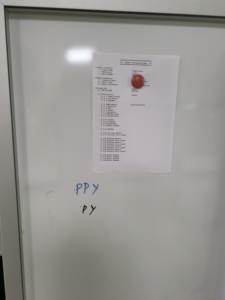 Boîtier de verrouillage d'affiches en aluminium A3 avec tableau blanc public et vitrine avec clé - Product Image 4