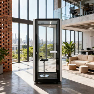 Pod de bureau idéal pour les appels privés de vidéoconférence et le travail de mise au point pour la salle de réunion d'extrémité de cabine téléphonique - Product Image 1