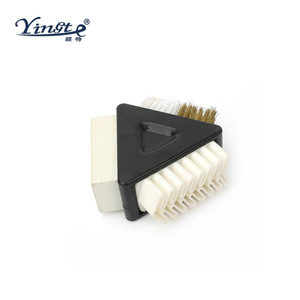 Cepillo para zapatos Yinste de tres lados, portátil, de PP, para eliminar manchas de pelo, para gamuza y piel de ciervo. - Product Image 4