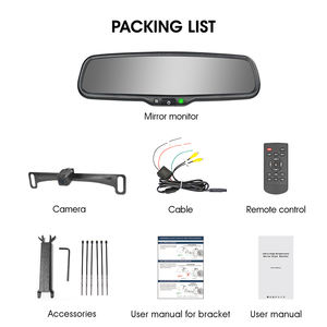 Specchietto Retrovisore con Telecamera di Parcheggio Germid con 2 <span class=keywords><strong>Ingressi</strong></span> Video - Product Image 5