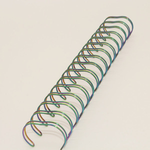 2022 Retail Gegalvaniseerde Kleurrijke Draad Binder Dubbele Lus Voor Notebook Binding - Product Image 2