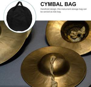 Bolsa de platillos de muestra gratis, bolsa de platillo de doble capa con divisores acolchados de 6mm, asas de transporte y correas de mochila - Product Image 5