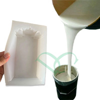 20 ~ 30 ShoreA Tin Cure RTV2 Caoutchouc de silicone liquide pour moules de coulée