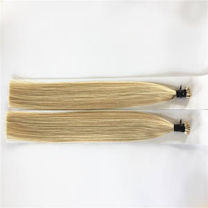Humain Remy <span class=keywords><strong>1G</strong></span> Pointe Bâton <span class=keywords><strong>Froid</strong></span> Kératine Extensions De Cheveux - Product Image 6