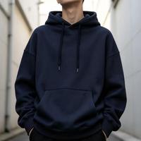 Sweat-shirts à capuche ODM imprimés avec logo frontal, sweats rétro de marque