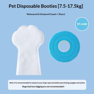कुत्ते के जूते में वाटरप्रूफ डिस्पोजेबल गंदे-प्रूफ गैर-बुने वाले कपड़े को कवर किया - Product Image 6