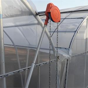 Enrouleur de film manuel à entraînement supérieur pour <span class=keywords><strong>serre</strong></span> agricole à simple travée avec système de ventilation - Product Image 2