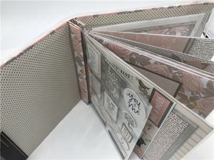 Scrapbooking personnalisés faits à la main de 12 pouces <span class=keywords><strong>x</strong></span> 12 pouces, Albums Photo avec papier à motifs, Scrapbooking personnalisés - Product Image 6