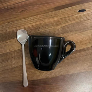 Tasse à café épaisse avec soucoupe Céramique Tasse à expresso extra épaisse Tasses à expresso italiennes épaisses 50ml - Product Image 1