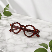 NOUVELLE mode montures optiques rondes en acétate pour hommes et femmes lunettes fabriquées à la main lunettes personnalisées OEM montures de lunettes