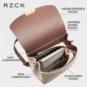 <span class=keywords><strong>Sac</strong></span> <span class=keywords><strong>à</strong></span> <span class=keywords><strong>dos</strong></span> RZCK en cuir véritable avec logo personnalisé, <span class=keywords><strong>sac</strong></span> <span class=keywords><strong>convertible</strong></span> pour <span class=keywords><strong>femme</strong></span> - Product Image 5